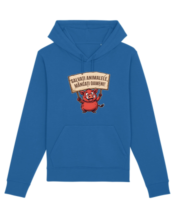 SALVATI ANIMALELE, MANCATI OAMENI - umor absurd - mistret Royal Blue