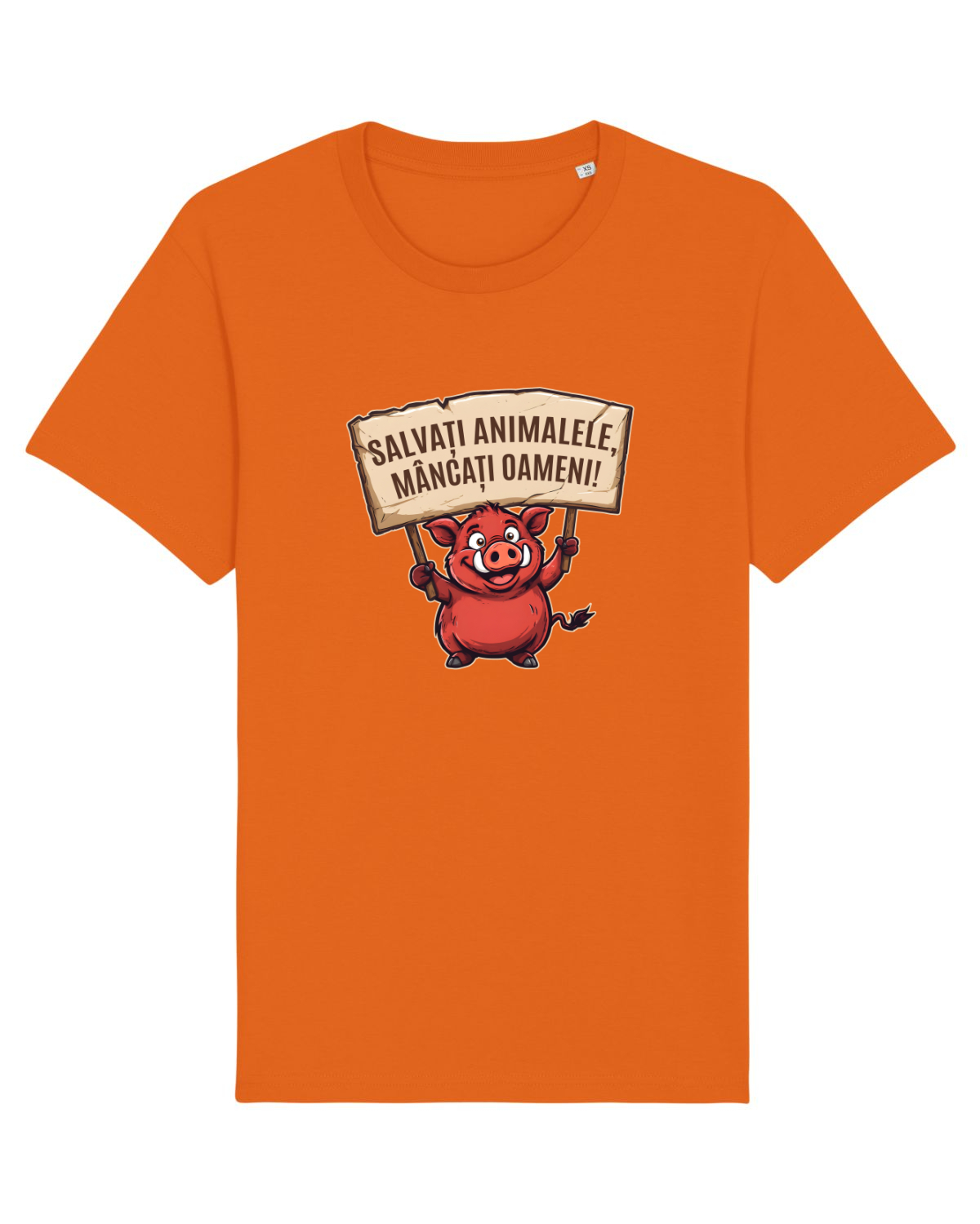 Tricou mânecă scurtă Unisex Rocker Bright Orange