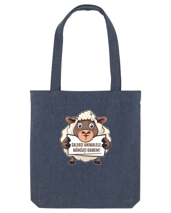 SALVATI ANIMALELE, MANCATI OAMENI - umor absurd - oaie Midnight Blue