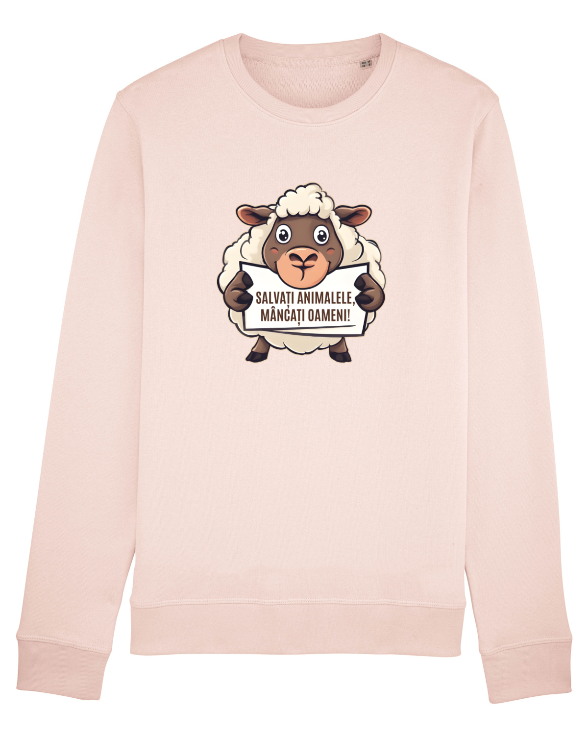 Bluză mânecă lungă Unisex Rise Candy Pink