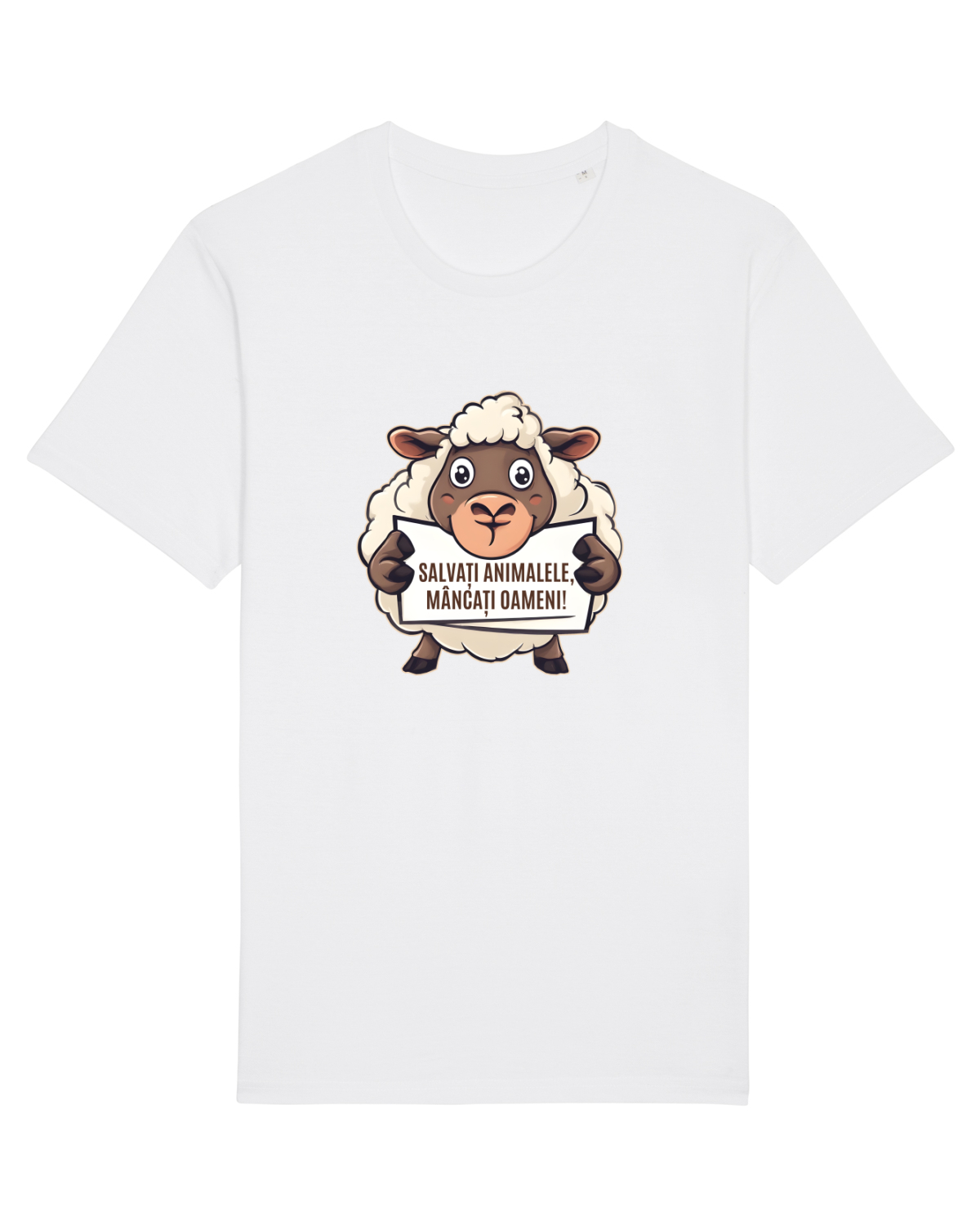 Tricou mânecă scurtă Unisex Rocker White