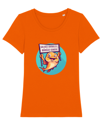 SALVATI ANIMALELE, MANCATI OAMENI - umor absurd - peste Bright Orange