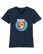 SALVATI ANIMALELE, MANCATI OAMENI - umor absurd - peste Tricou mânecă scurtă guler V Bărbat Presenter
