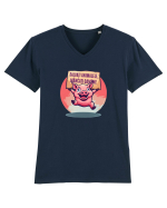 SALVATI ANIMALELE, MANCATI OAMENI - umor absurd - porc Tricou mânecă scurtă guler V Bărbat Presenter