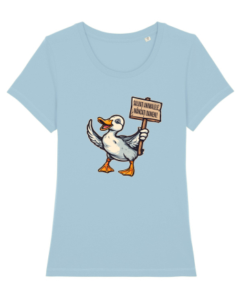 SALVATI ANIMALELE, MANCATI OAMENI - umor absurd - rata Sky Blue