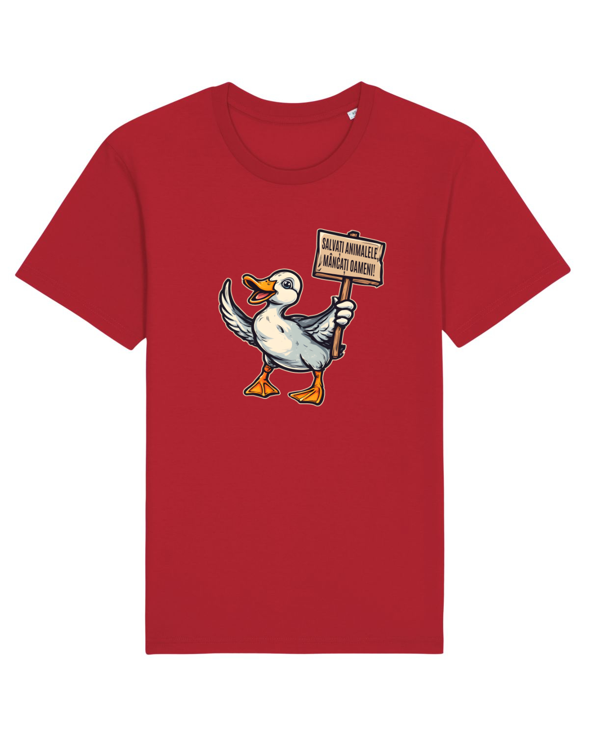 Tricou mânecă scurtă Unisex Rocker Red