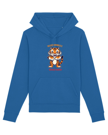 SALVATI ANIMALELE, MANCATI OAMENI - umor absurd - tigru Royal Blue