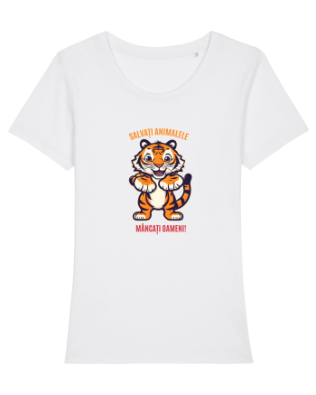 SALVATI ANIMALELE, MANCATI OAMENI - umor absurd - tigru White