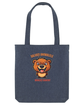 SALVATI ANIMALELE, MANCATI OAMENI - umor absurd - urs Midnight Blue