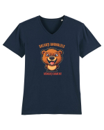 SALVATI ANIMALELE, MANCATI OAMENI - umor absurd - urs Tricou mânecă scurtă guler V Bărbat Presenter