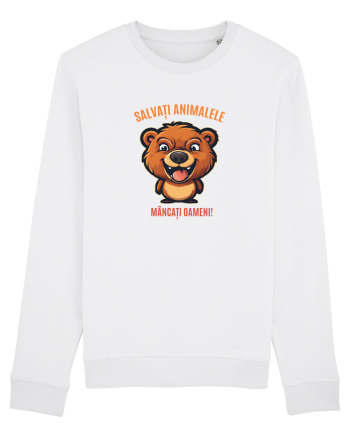 SALVATI ANIMALELE, MANCATI OAMENI - umor absurd - urs White