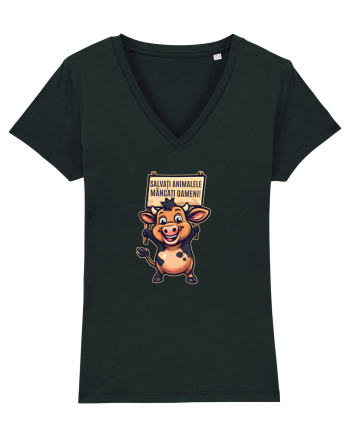 SALVATI ANIMALELE, MANCATI OAMENI - umor absurd - vaca Black