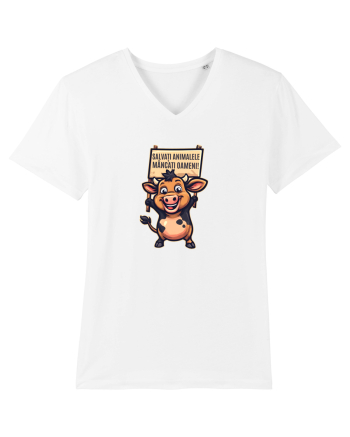 SALVATI ANIMALELE, MANCATI OAMENI - umor absurd - vaca White
