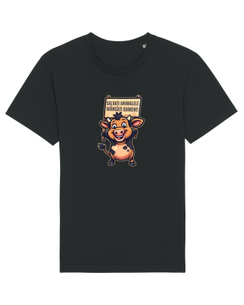 SALVATI ANIMALELE, MANCATI OAMENI - umor absurd - vaca Black