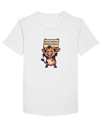 SALVATI ANIMALELE, MANCATI OAMENI - umor absurd - vaca White