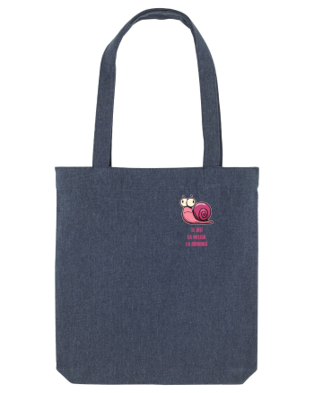 TE UITI CA MELCUL LA BORDURA - lateral Midnight Blue