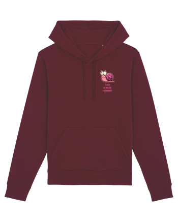 TE UITI CA MELCUL LA BORDURA - lateral Burgundy
