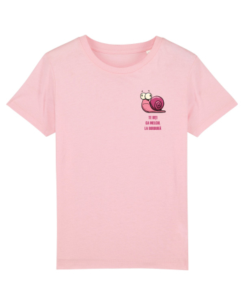 TE UITI CA MELCUL LA BORDURA - lateral Cotton Pink