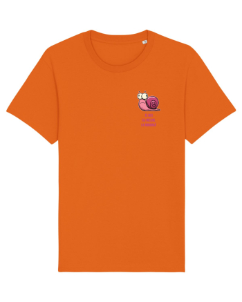 TE UITI CA MELCUL LA BORDURA - lateral Bright Orange