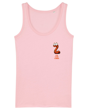 TE UITI CA RAMA  LA BORDURA - lateral Cotton Pink