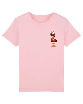 TE UITI CA RAMA  LA BORDURA - lateral Cotton Pink