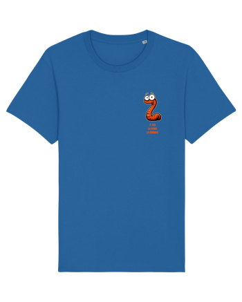 TE UITI CA RAMA  LA BORDURA - lateral Royal Blue