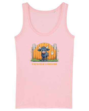 TE UITI CA VITELUL LA POARTA NOUA 1 Cotton Pink