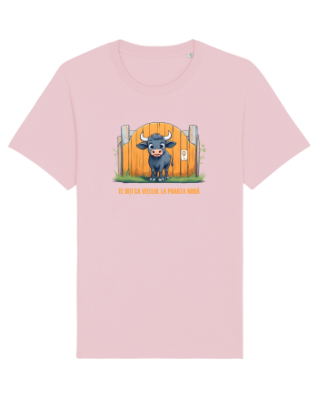 TE UITI CA VITELUL LA POARTA NOUA 1 Cotton Pink