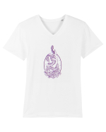 Snake hand Tricou mânecă scurtă guler V Bărbat Presenter
