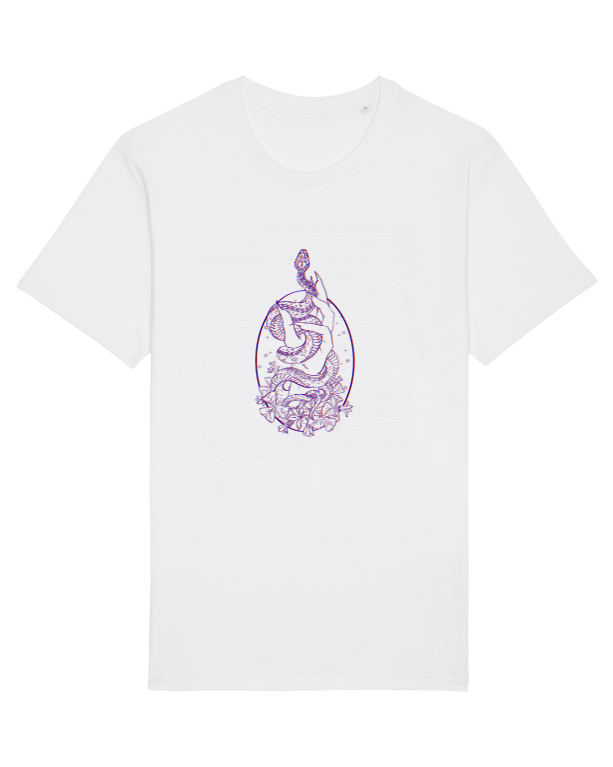 Tricou mânecă scurtă Unisex Rocker White