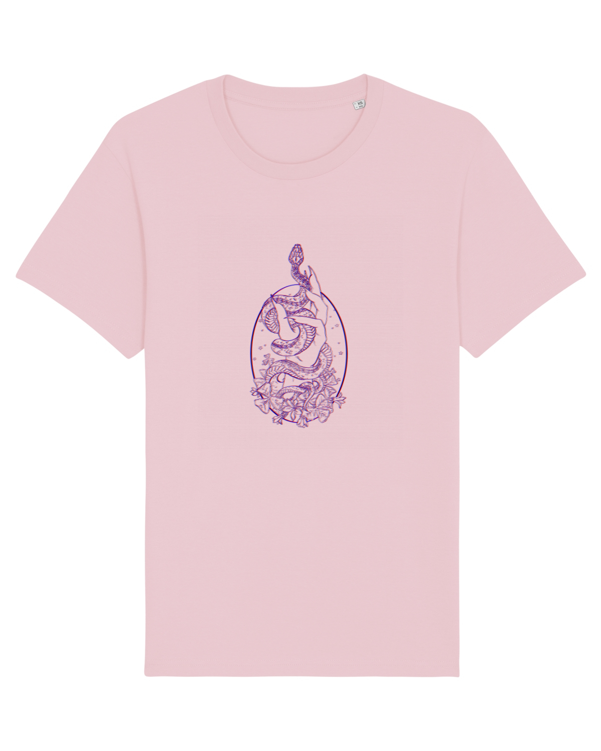 Tricou mânecă scurtă Unisex Rocker Cotton Pink