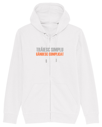 TRAIESC SIMPLU. GANDESC COMPLICAT White