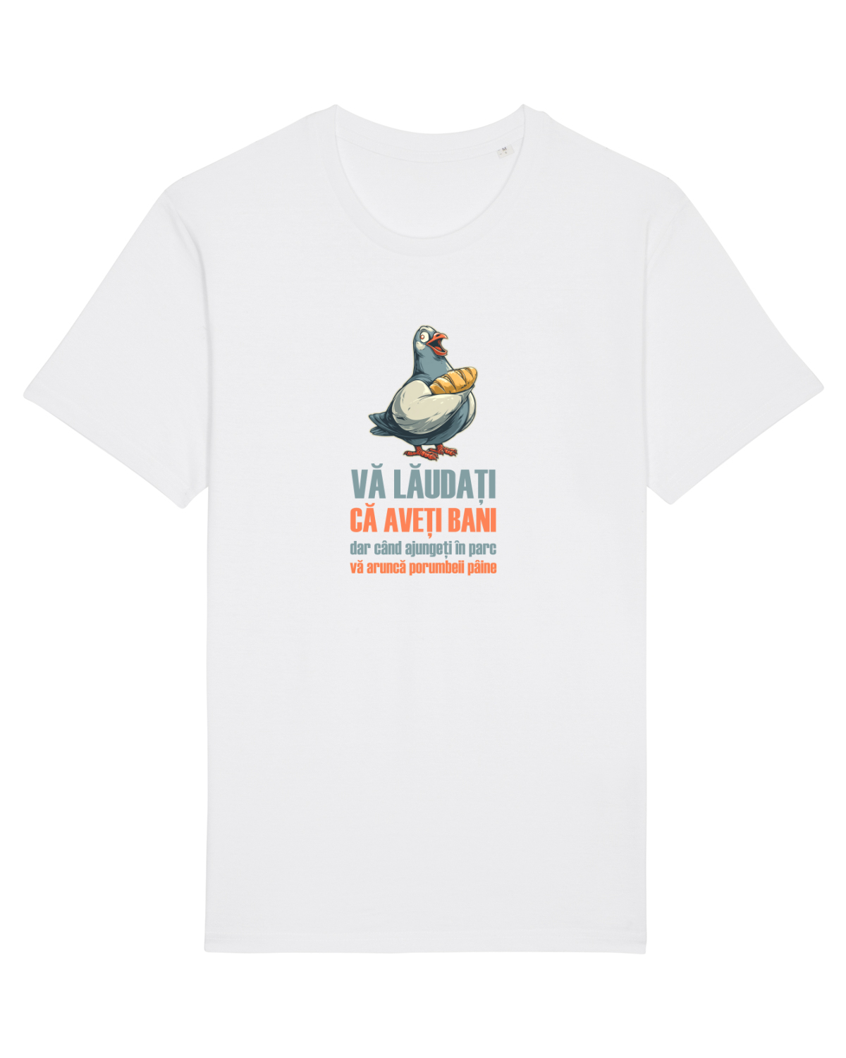 Tricou mânecă scurtă Unisex Rocker White
