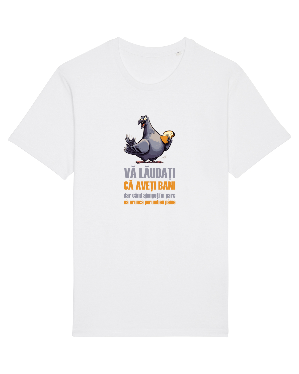 Tricou mânecă scurtă Unisex Rocker White