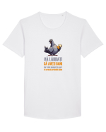 VA LAUDATI CA AVETI BANI, DAR VA ARUNCA PORUMBEII  PAINE 2 Tricou mânecă scurtă guler larg Bărbat Skater