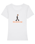 VII DE ZICI CA TE DUCI Tricou mânecă scurtă guler larg fitted Damă Expresser