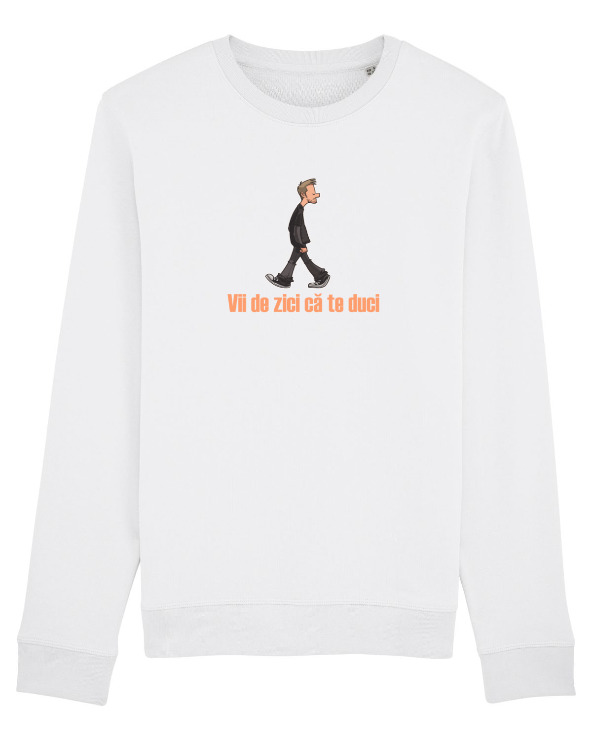Bluză mânecă lungă Unisex Rise White