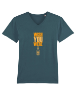 WISH YOU WERE ... BEER 2 Tricou mânecă scurtă guler V Bărbat Presenter