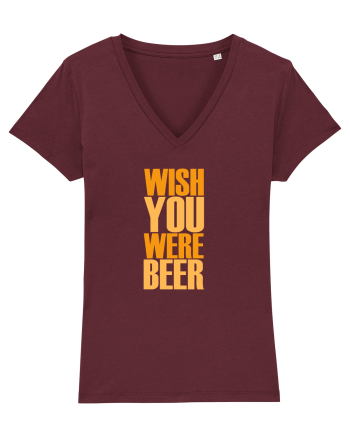 WISH YOU WERE ... BEER 3 Burgundy