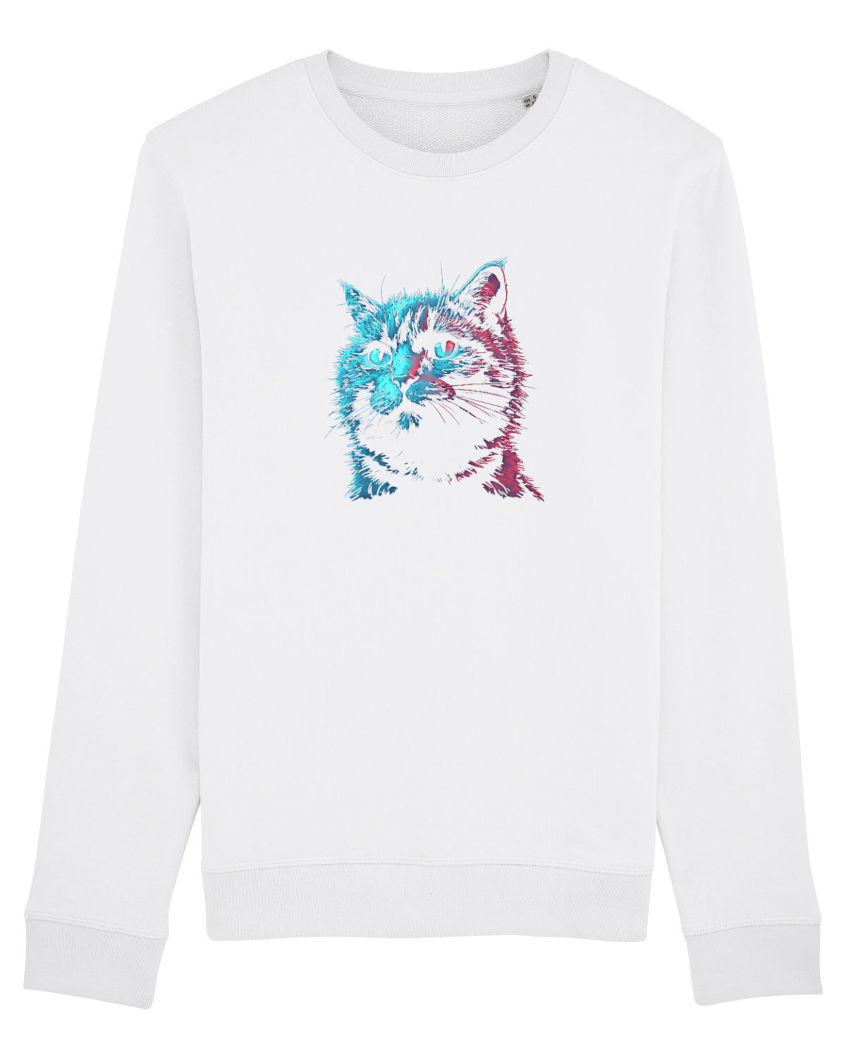 Bluză mânecă lungă Unisex Rise White