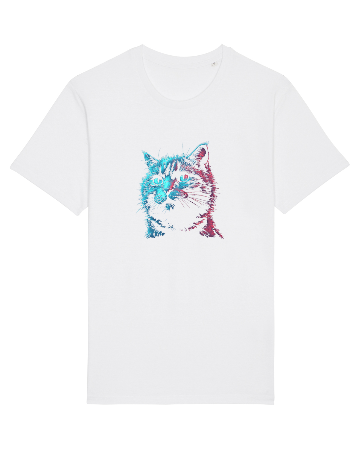 Tricou mânecă scurtă Unisex Rocker White