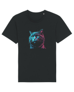 PISICA / MOTAN ALBASTRU DE RUSIA - RUSSIAN BLUE Tricou mânecă scurtă Unisex Rocker
