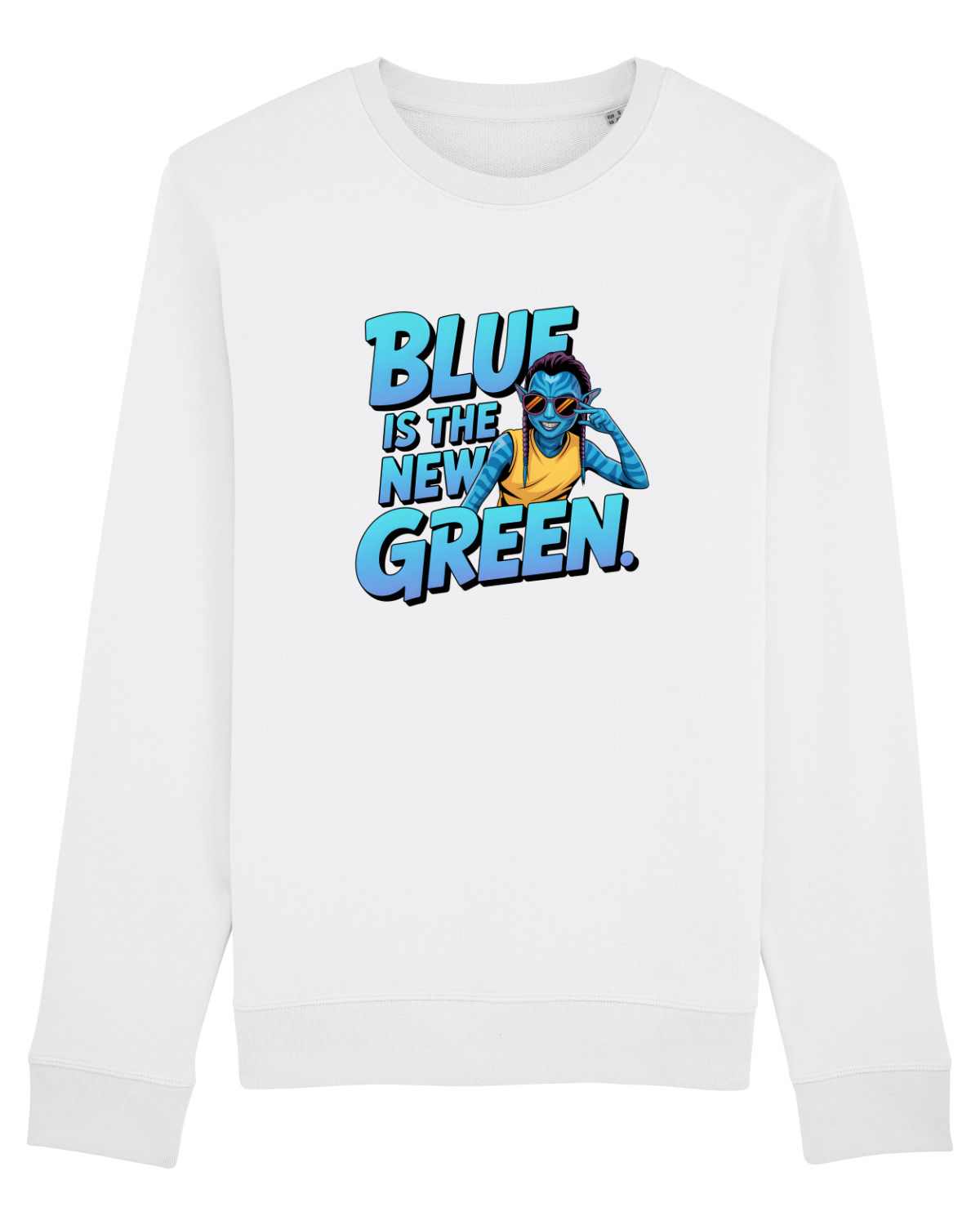 Bluză mânecă lungă Unisex Rise White