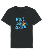 ALBASTRU E NOUL VERDE - ECOLOGIE Tricou mânecă scurtă Unisex Rocker