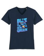 ALBASTRU E NOUL VERDE - ECOLOGIE 2 Tricou mânecă scurtă guler V Bărbat Presenter