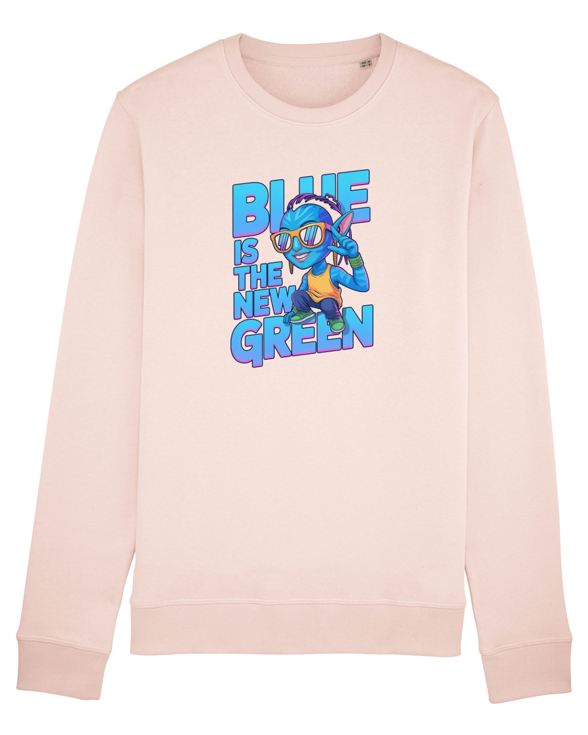 Bluză mânecă lungă Unisex Rise Candy Pink