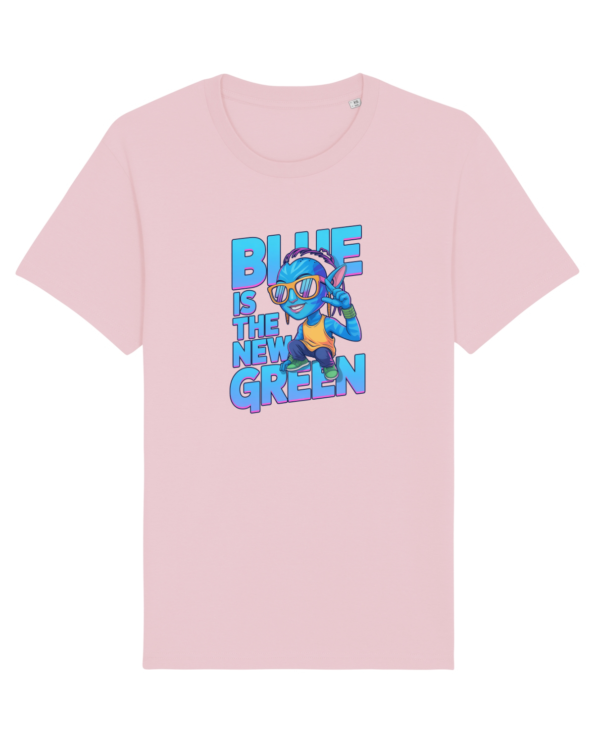 Tricou mânecă scurtă Unisex Rocker Cotton Pink
