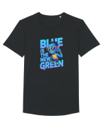 ALBASTRU E NOUL VERDE - ECOLOGIE 2 Tricou mânecă scurtă guler larg Bărbat Skater