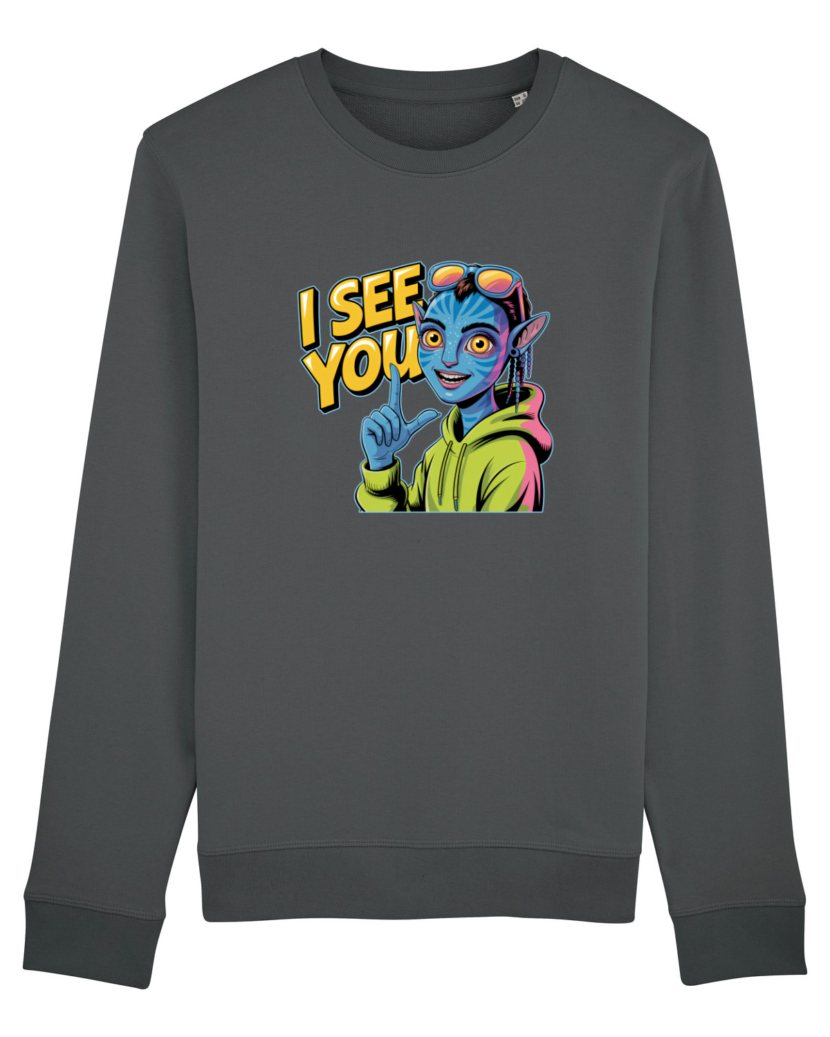 Bluză mânecă lungă Unisex Rise Anthracite