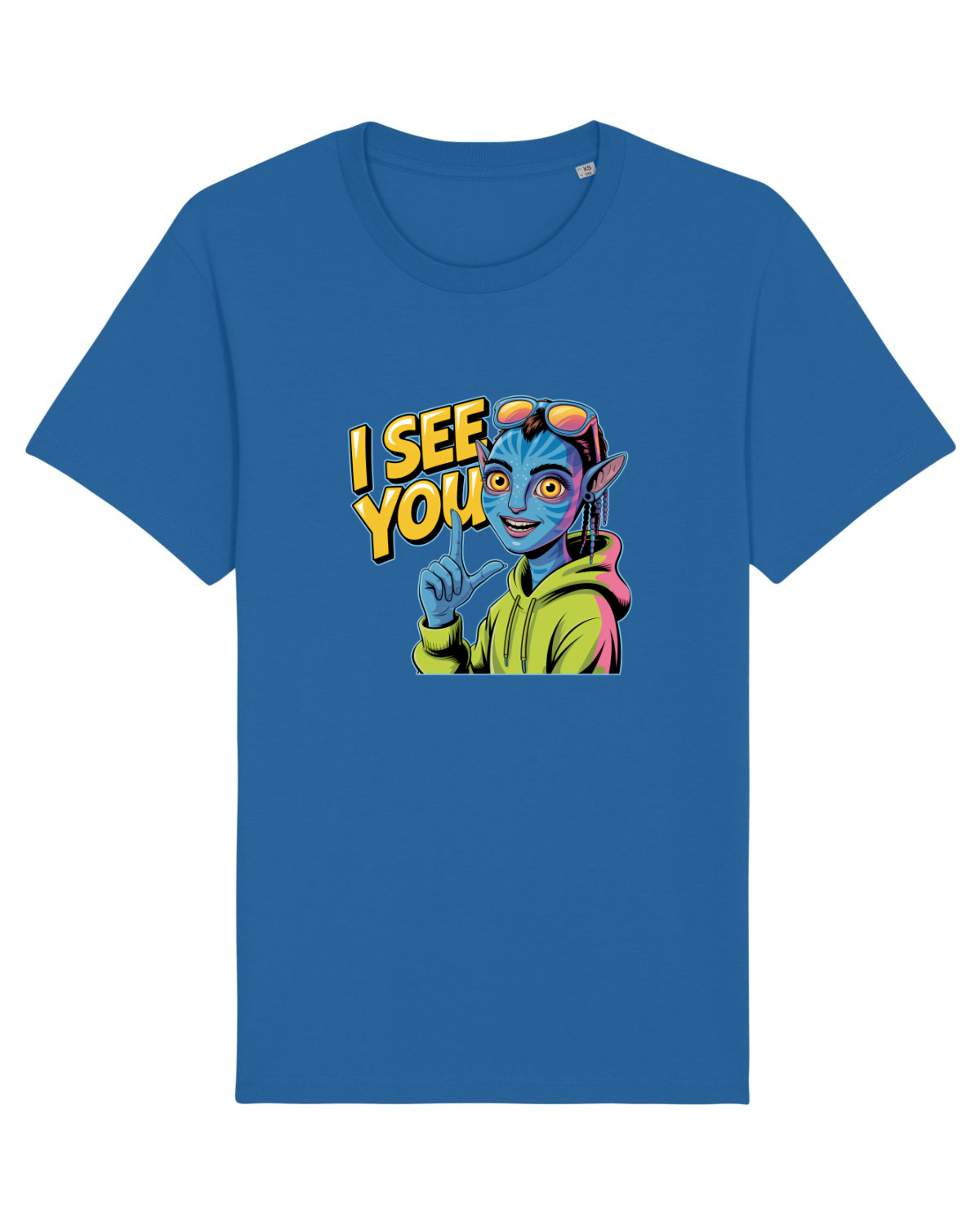 Tricou mânecă scurtă Unisex Rocker Royal Blue